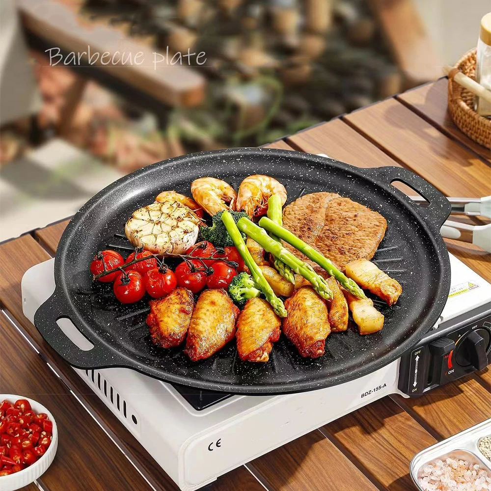 Korean Bbq Grill - Patelnia grillowa 34 cm do użytku