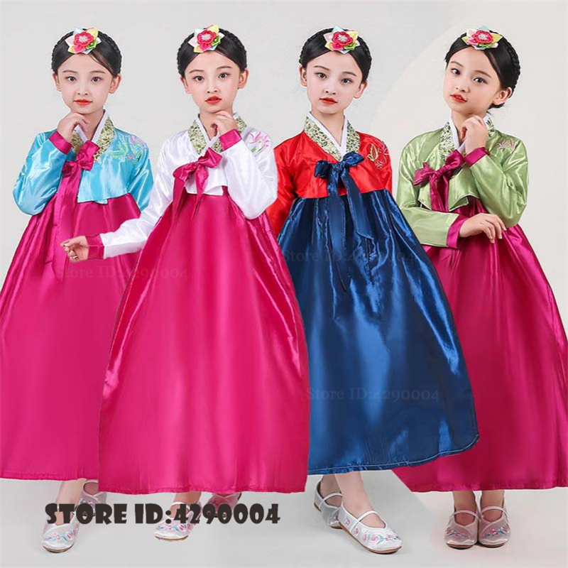 Korean Culture And Lifestyle - Tradycyjna sukienka hanbok dla dzieci, koreański