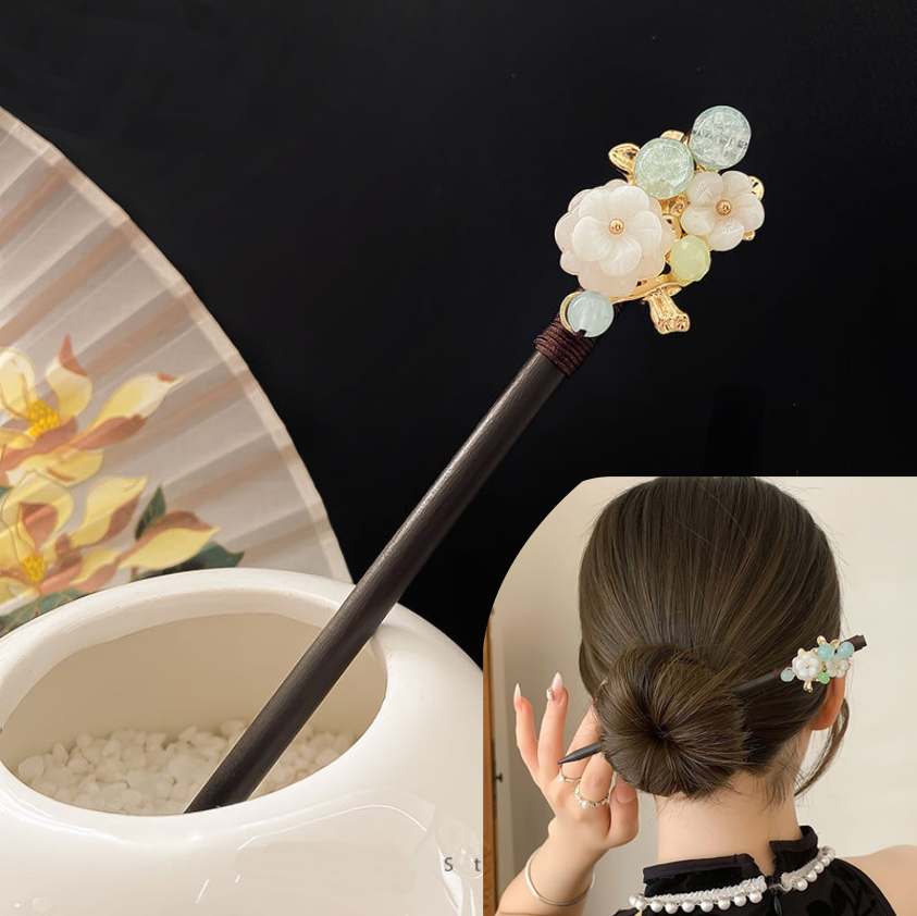 Hanbok Hair Pin - Chińska szpilka do włosów, drewniana spinka