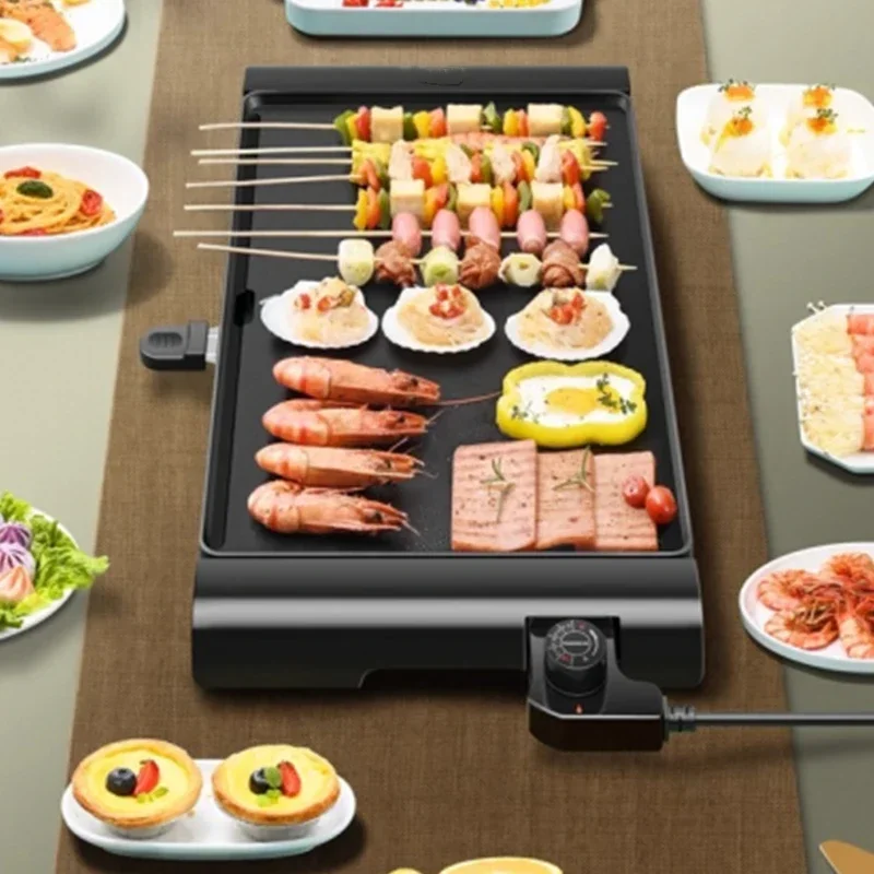 Korean Bbq Grill - Elektryczny grill, bezdymna elektryczna patelnia grillowa,
