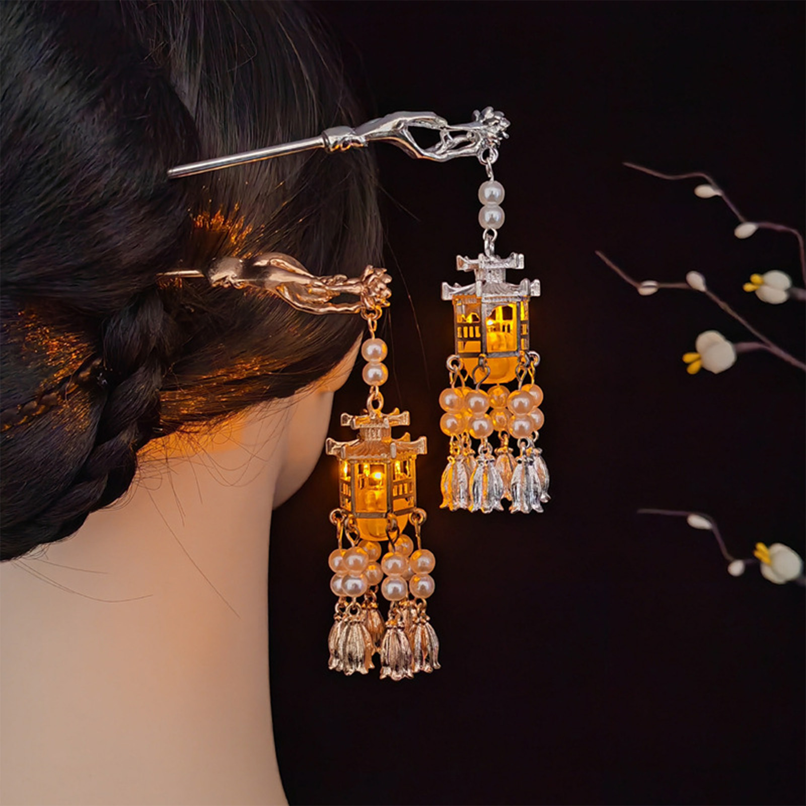 Hanbok Hair Pin - Retro Chińskie Szpilki do Włosów z