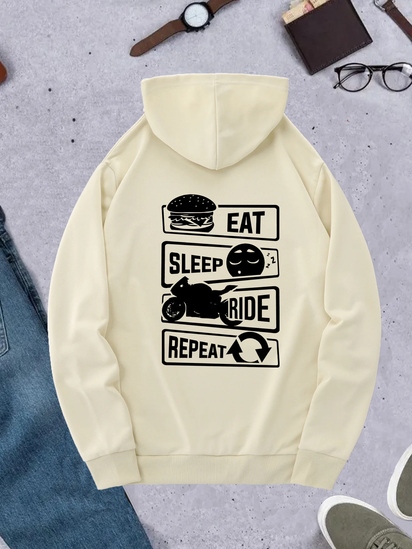 Korean Men Lifestyle - Koreański trend: męska bluza z kapturem,