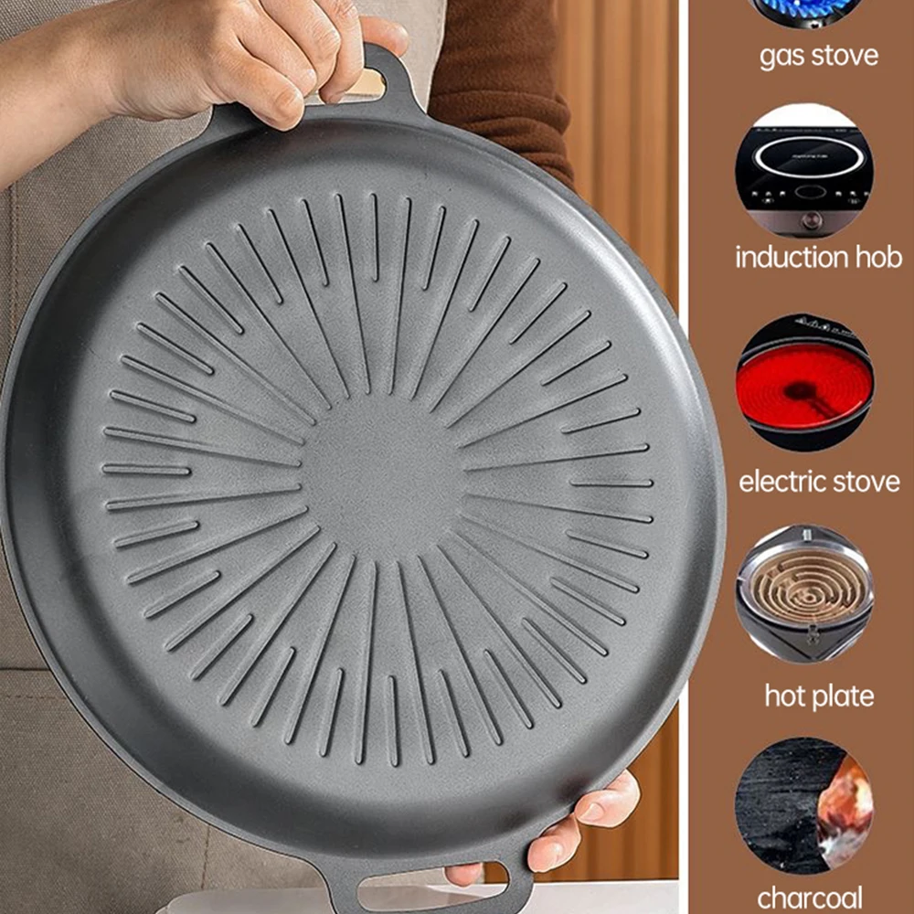 Patelnia grillowa 34 cm do uży – Korean Bbq Grill recenzja i cena