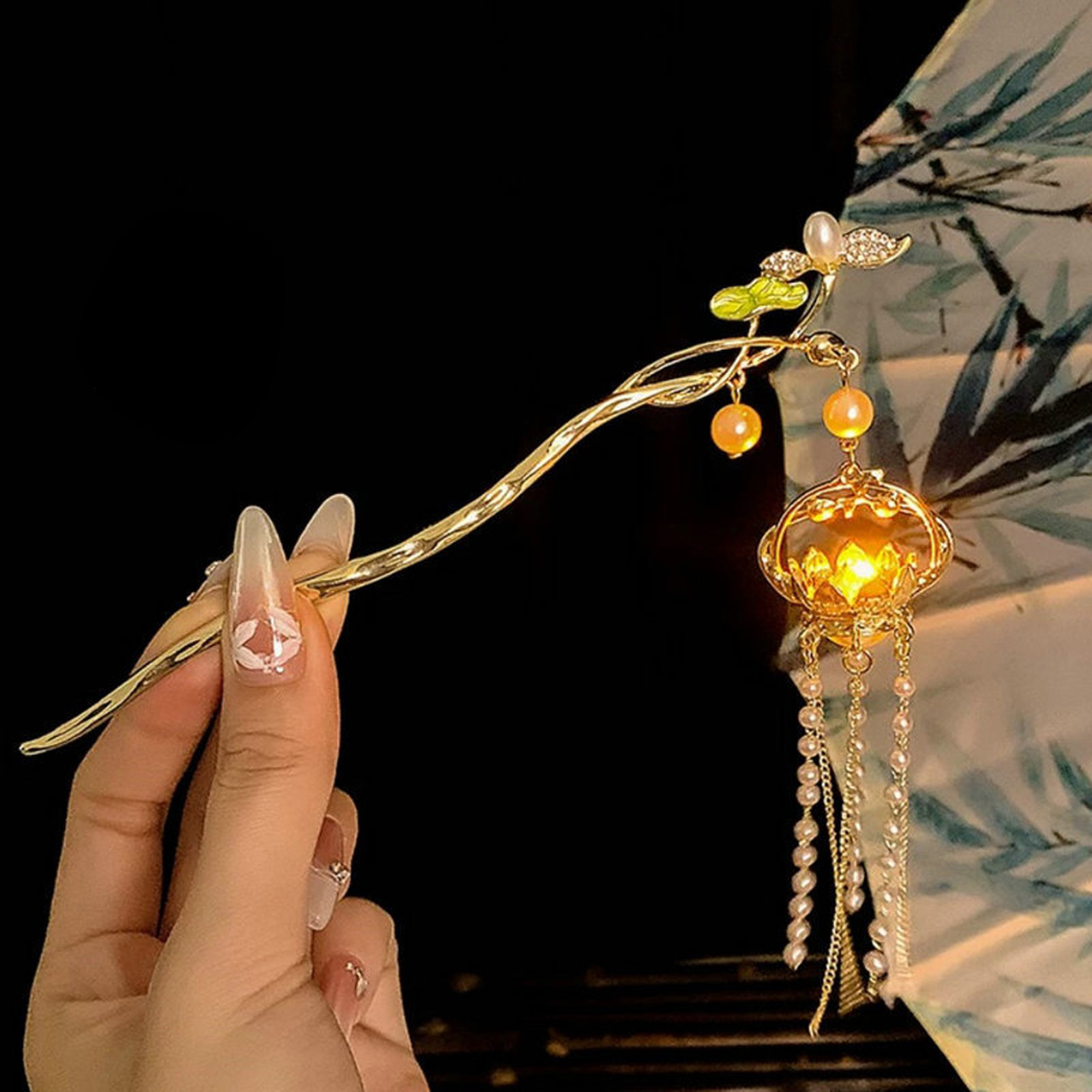 Świecąca spinka do włosów z kw – Hanbok Hair Pin recenzja i cena