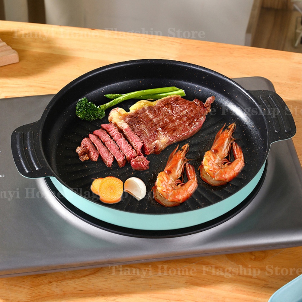 Okrągła patelnia grillowa z po – Korean Bbq Grill recenzja i cena
