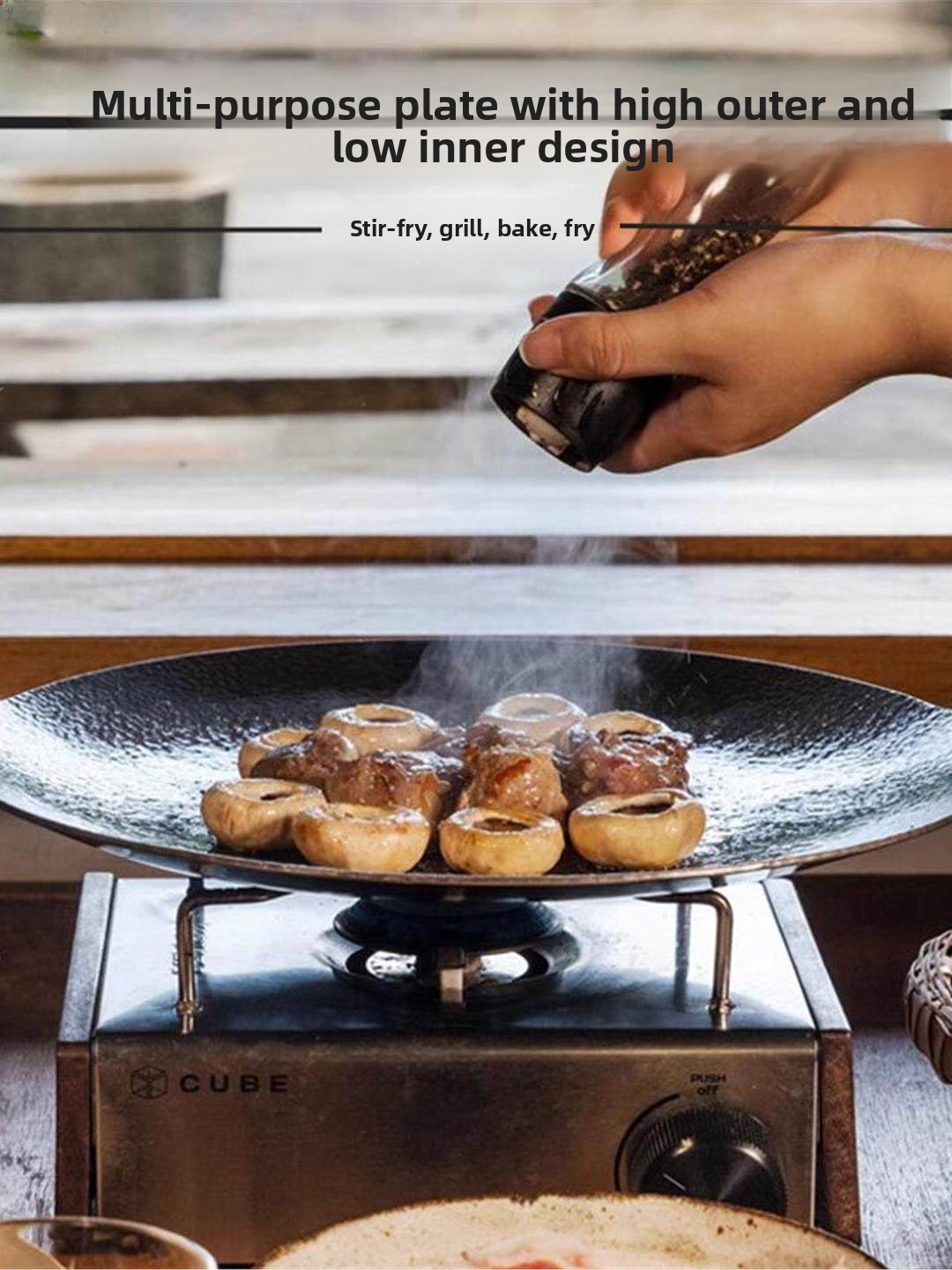 Zewnętrzna żeliwna patelnia do – Korean Bbq Grill recenzja i cena