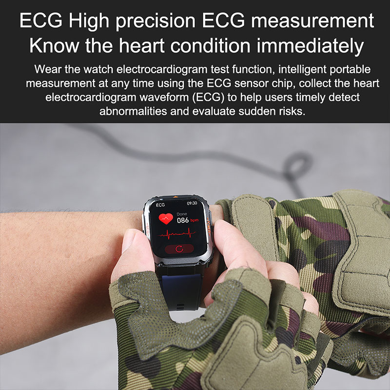 GEJIAN ECG+PPG Sportowy Smartw – Korean Men Lifestyle recenzja i cena