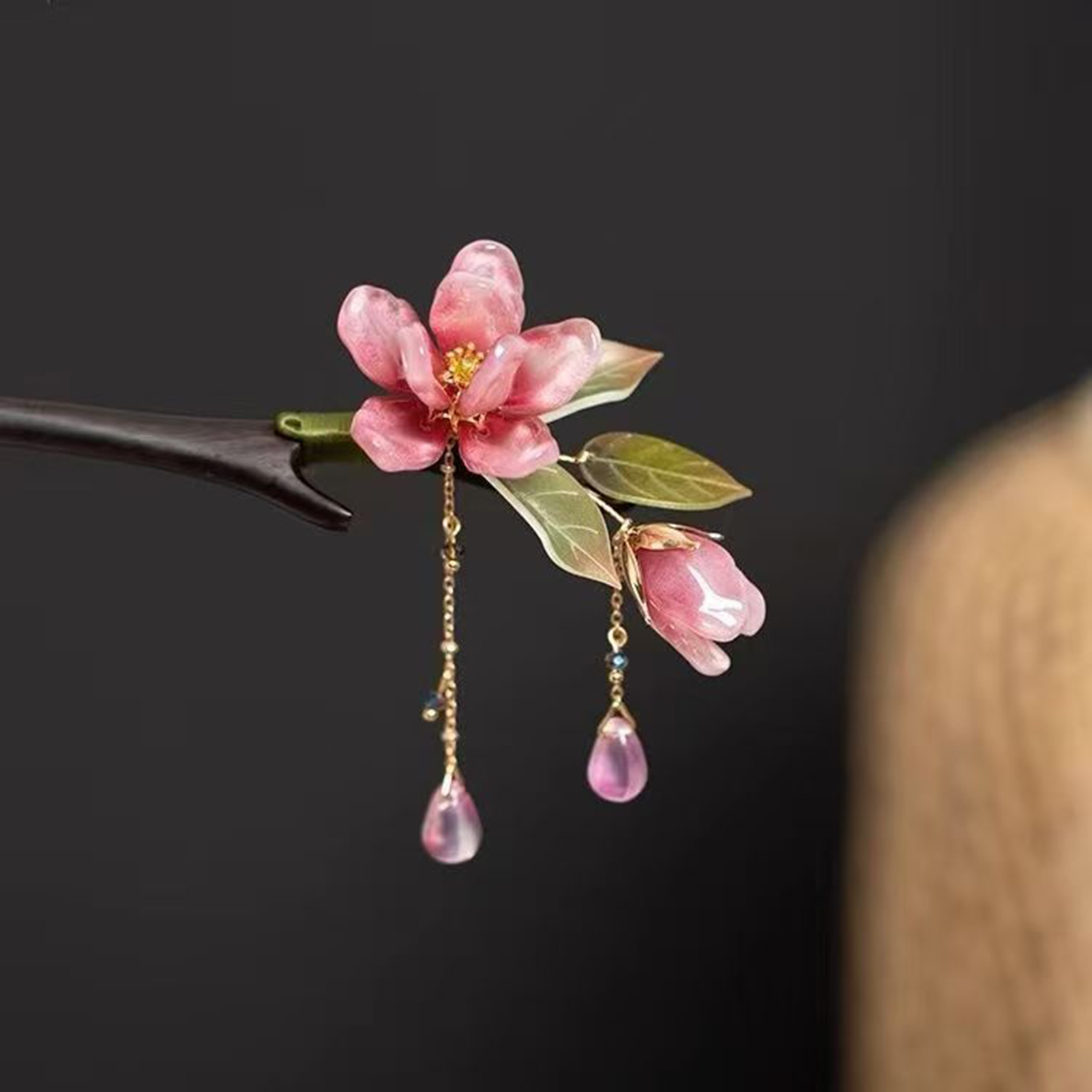 Kwiatowa szpilka do włosów w s – Hanbok Hair Pin recenzja i cena