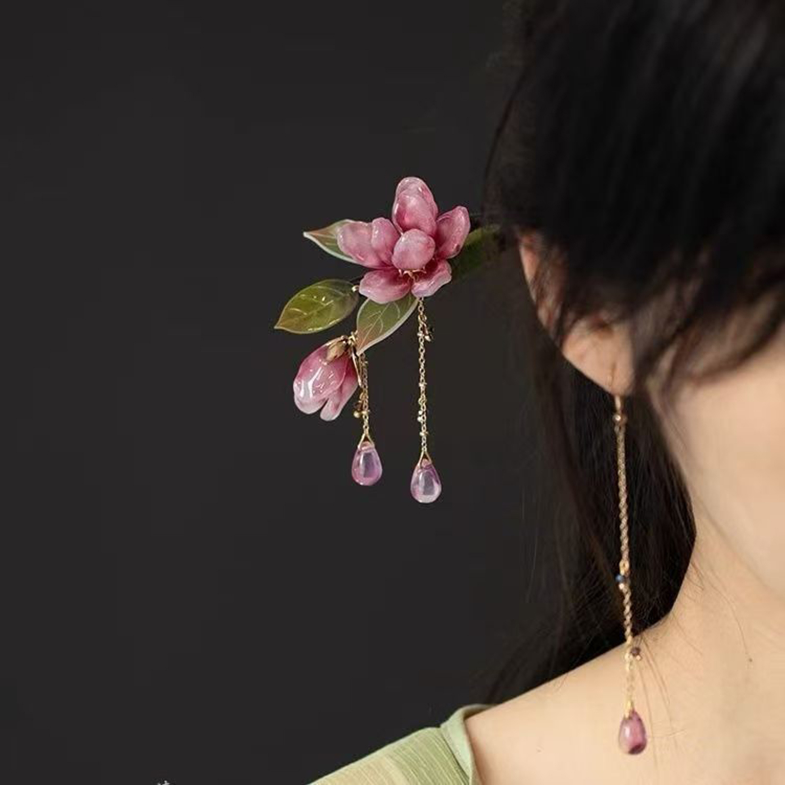 Kwiatowa szpilka do włosów w s – Hanbok Hair Pin recenzja i cena