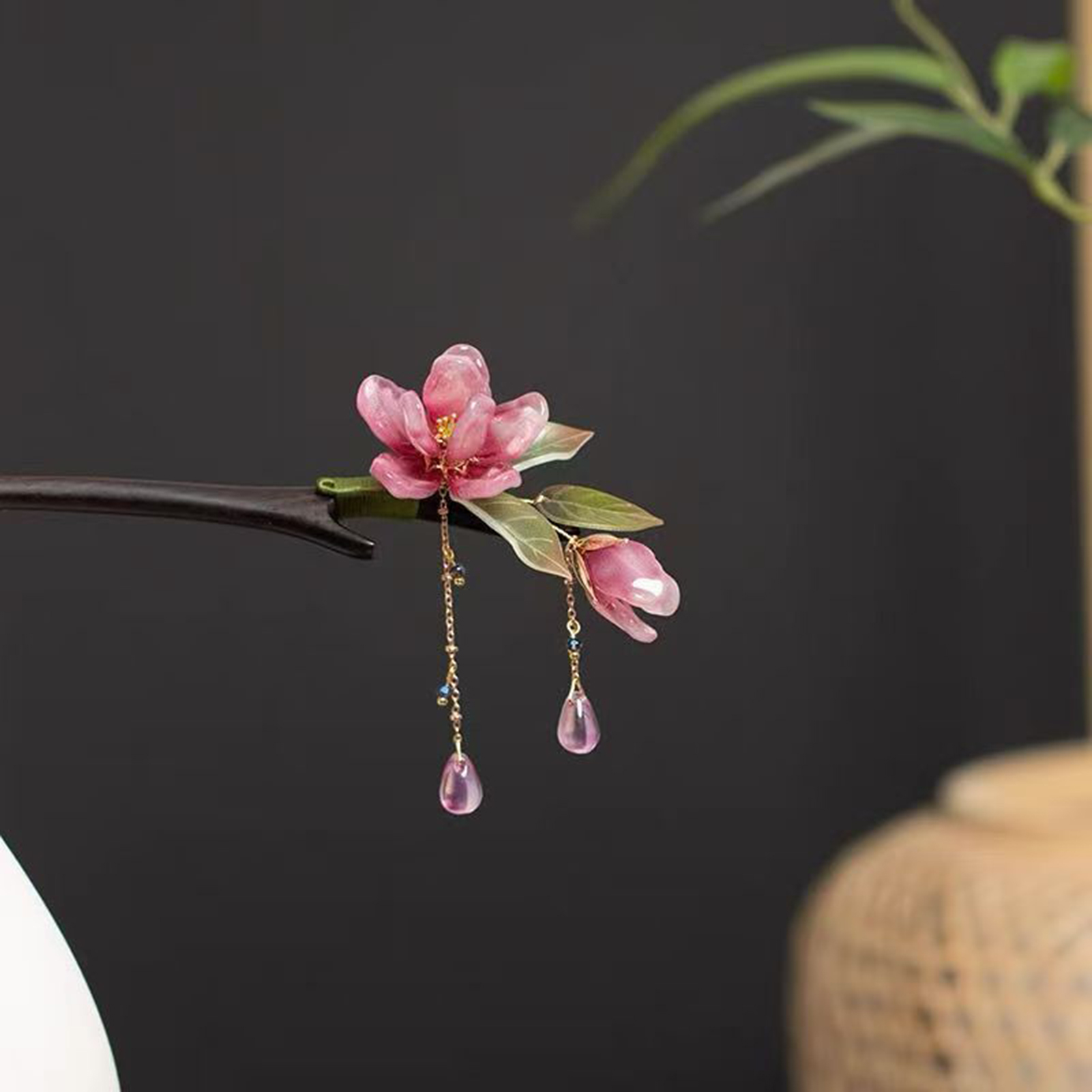 Kwiatowa szpilka do włosów w s – Hanbok Hair Pin recenzja i cena